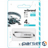 Флешка WIBRAND Aligator 4GB USB2.0 White (WI2.0/AL4U7W)