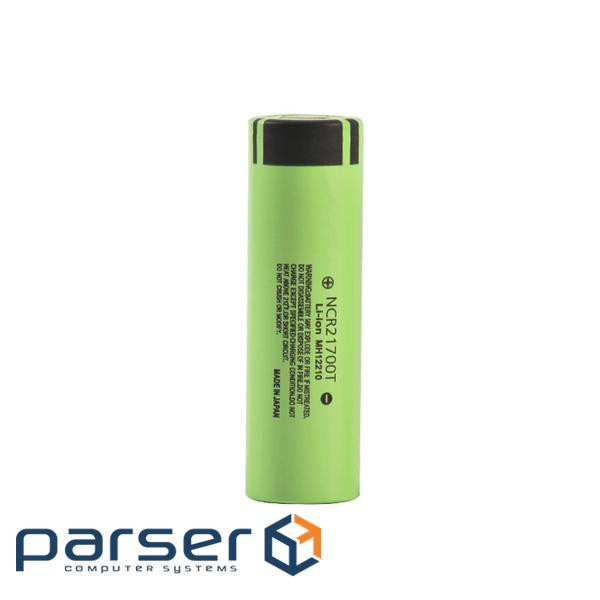 Акумулятор 21700 Li-Ion NCR 21700T, 5000mAh,3.7V-4.2V, Green, 2 шт. в упаковці, ціна за 1 (MH12210) 1 (MH12210)