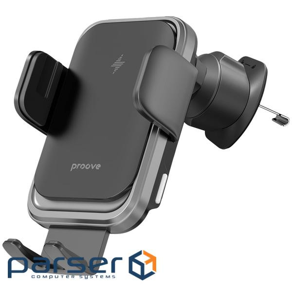 Автотримач з бездротовою зарядкою Proove Nitro Charge 15W black (WHNC15002001)