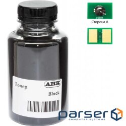 Тонер OKI B432/492/512/562, 370г Black+chip AHK (3204316)