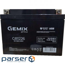 GB1226 Gemix АКБ 12V 26Ah Security Series AGM black (GB1226T4)