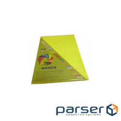 Папір Romus A4 80 г/м2 100c, yellow neon (R50713)