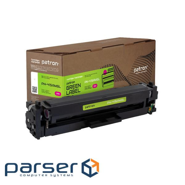 Картридж Patron HP 415A (W2033A) Green Label, magenta (PN-415AMGL)