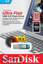 Накопичувач SanDisk 32GB USB 3.0 Flair R150MB/ s (SDCZ73-032G-G46B)