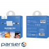 Кабель HOCO X21 USB-A to Micro-USB 1м Black/White (6957531071389)