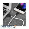Кабель HOCO X21 USB-A to Micro-USB 1м Black/White (6957531071389)