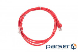 Патч корд 2E Cat 5e,UTP,RJ45, 26AWG ,7/0.16 CCA, 1.50 m, PVC,Red (2E-PC5ECA-150RD)