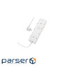 Мережевий фільтр HOCO AC13A на 5 розеток + 3 USB + USB-C, 17W, 220В, кабель 1,5м, White, (AC13A / W)