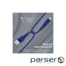 Дата кабель USB 2.0 AM to Lightning 1.2m blue Promate (powerline-ai120.blue)