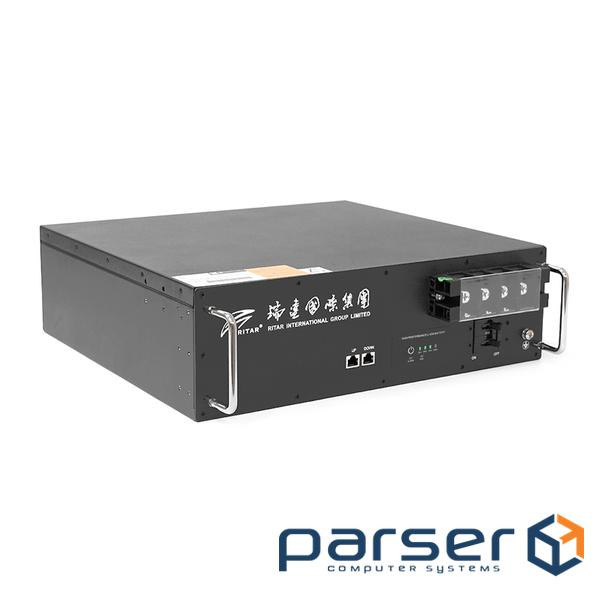 Акумуляторна батарея Ritar 19'' LiFePO4 25,6V 200Ah BMS100@8S для монт (R-LFP 25.6V 200Ah-R)