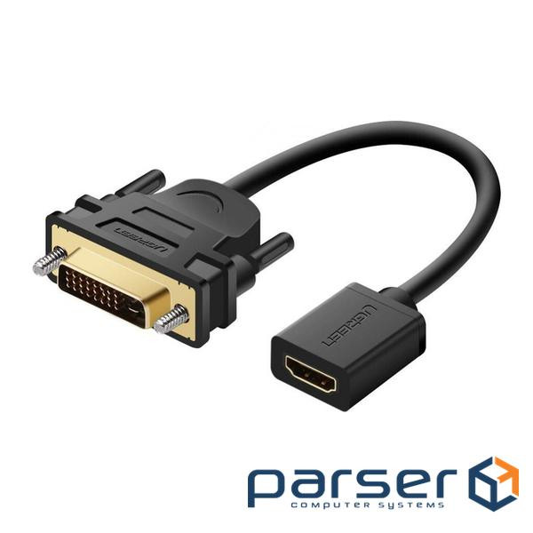 Перехідник DVI M to HDMI F 0.22m black Ugreen (20118)