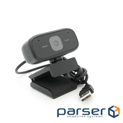 Вебкамера з мікрофоном A52, 1080p 30fps, пласт. корпус, Black, BOX (YT-A52)