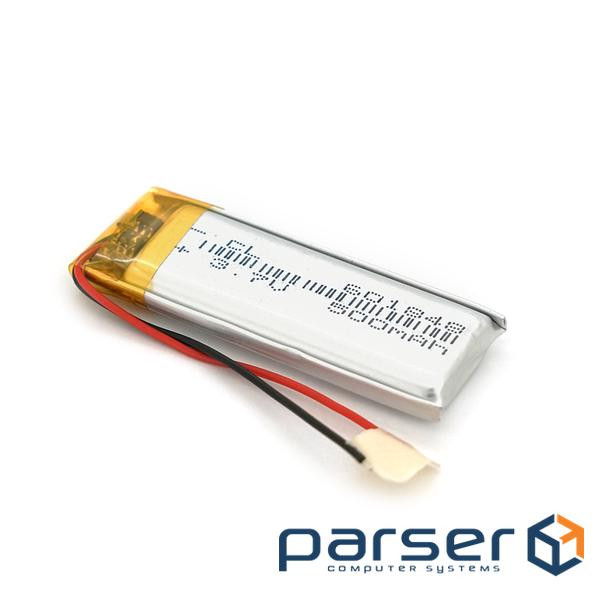 Літій-полімерний акумулятор 6*18*48mm (Li-ion 3.7В 500мА&middot,год) (601848) ) (601848)