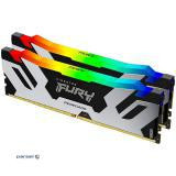Модуль пам'яті KINGSTON FURY Renegade RGB Black/Silver DDR5 7200MHz 32GB Kit 2x16G (KF572C38RSAK2-32)