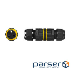 Кабельний з&apos,єднувач EW-M16-2P, під кабель 3,5-7 мм, 2P, 17.5A, 450V, Black (EW-M16-2P-7) , 2P, 17.5A, 450V, Black (EW-M16-2P-7)