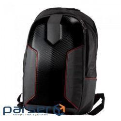 Рюкзак для ноутбука 17.3 '' Okade S1703, Black, нейлон, захисна пластикова вставка, укр (S1703.17BK)