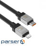 Кабель BASEUS CoolPlay Series Fast Charging Cable Type-C to iP 20W 2м Black (CAKW000101)