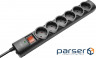Мережевий фільтр-подовжувач TRUST Surge Protector 6 Black 1.8м (21059)