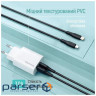 Дата кабель USB-C to Lightning 2.0m PD30W textured PVC black ColorWay (CW-CBPDCL095-BK)