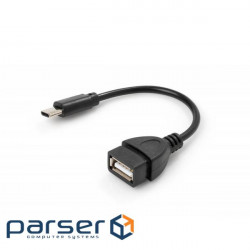 Date cable OTG USB 2.0 AF to Type-C Vinga (VCPDCOTGTCBK)