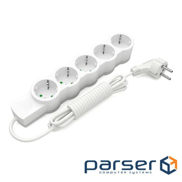 Удлинитель блочный (PP) Electrum 5 розеток 3 м с заземлением (C-ES-1542(