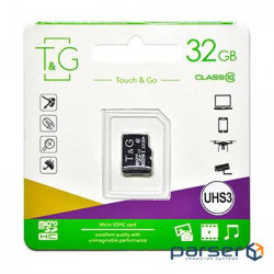 T&G 32GB microSDHC (UHS-3) Class 10 memory card (no adapter ) (TG-32GBSD10U3-00)