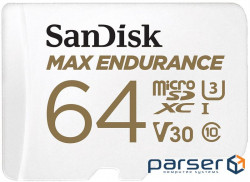 Memory card SanDisk 64GB microSDXC class 10 UHS-I U3 Max Endurance (SDSQQVR-064G-GN6IA)