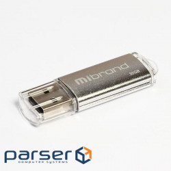 Flash drive MIBRAND Cougar 32GB Silver (MI2.0/CU32P1S)