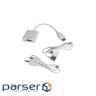 Перехідник HDMI M to VGA F (з кабелями аудіо та живлення від USB) ST-Lab (U-990 white)