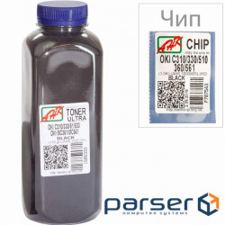 Toner OKI C310/330/510, 110г Black+chip AHK (1505337)