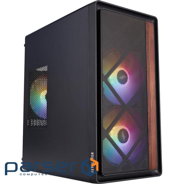 Корпус 1stPlayer WD1-BK-3F1 Black