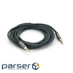 Кабель VEGGIEG V-A502 AUX Audio DC3.5 тато-тато 2.0м, GOLD Stereo Jack, о (YT-AUXGJ(M) / (M)-V-A502)