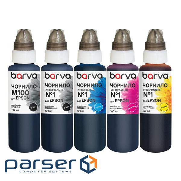 Чорнило Barva Epson Premium XP 5х100 мл, special, pigmented BK+PB/C/M/Y (E26-100-MP)