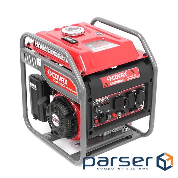 Генератор інверторний бензин COVAX CGO8800i, 6.0kW, однофазний 220V, 50Hz, electrik starter, 4-strok