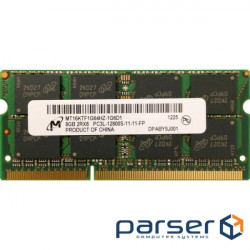 Memory module MICRON SO-DIMM DDR3L 1600MHz 8GB (MT16KTF1G64HZ-1G6D1)