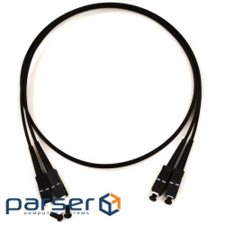 Patch cord SC / UPC-SC / UPC MM (G50-OM3) 1m Duplex black (UPC-1SCSC(MM)D(ON)BK)