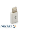 Перехідник micro USB to Lightning Extradigital (KBA1648)