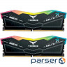 Модуль пам'яті TEAM T-Force Delta RGB Black DDR5 6400MHz 32GB Kit 2x16GB (FF3D532G6400HC40BDC01)