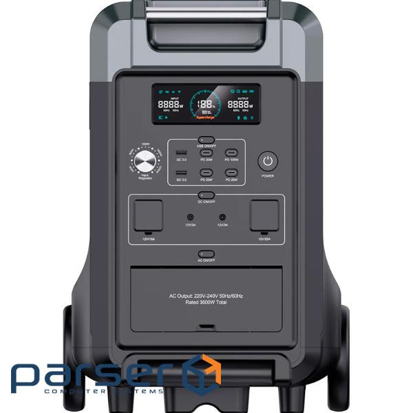 Зарядная станция Choetech BS009 3840Wh, 3600W (BS009-EU-BK)_OEM (BS009-EU-BK_OEM)