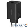 Зарядний пристрій Baseus 2C+U 100W (P10182102123-00)чорний