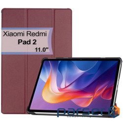 Чохол до планшета BeCover Smart Xiaomi Redmi Pad 2 11.0" Red Wine (713644)