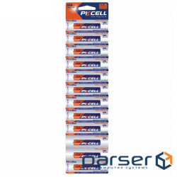 Батарейка сольова PKCELL 1.5V AAA/R03, 12 штук у блістері (PC/R03-12B)