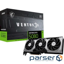 Відеокарта MSI GeForce RTX 5080 16G Ventus 3X OC (V531-095R)