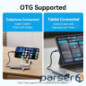 Док-станція USB3.0 Type-C --> HDMI /USB 3.0/USB 2.0/Type-C 2.0/ PD 100W Hub 5-in-1 Vention (TGLHB)