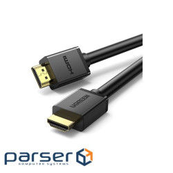 Кабель HDMI M-M, 2.0 м, V2.0 Cafule 4K, HD104 UGREEN Чорний (10107) (10107 black)