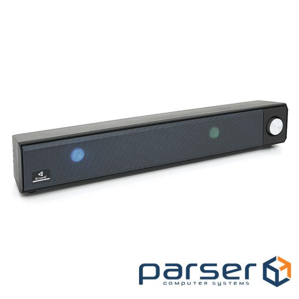 Колонка Kisonli LED-909 Bluetooth 5.0, 2х 5W, 1200mAh, USB / TF / BT / FM / AUX, DC: 5V / 1A, Gray, B