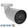 5 Mp IP варіофокальна відеокамера з гібридним підсвічуванням Ajax BulletCam HLVF (5 Mp) White (2.8-1