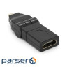 MicroHDMI adapter (male) -HDMI (female ) 360 (YT-A-microHDMI(M)/(F))