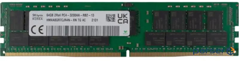 Модуль пам"яті для сервера Hynix 64GB DDR4 REG RB2-14 2Rx4 3200MHz PC4-25600 RDIMM (HMAA8GR7CJR4N-XN