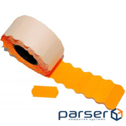 Етикет-стрічка Aurika 26х12 orange (2612O)